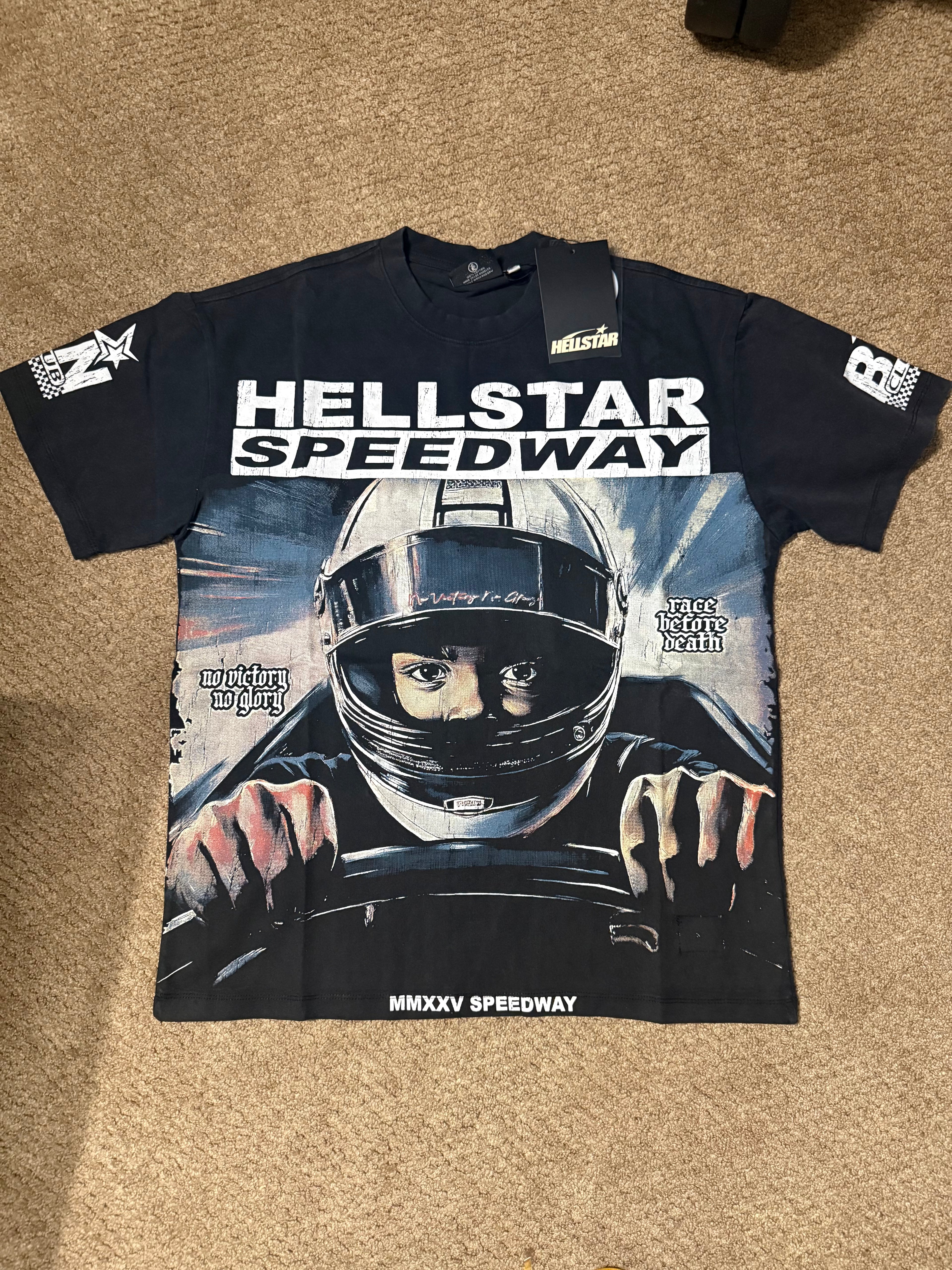 Hellstar Speedway Black Tee Medium